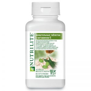 NUTRILITE™ жевательные таблетки с витамином Е ― НатурКлаб