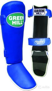 Защита голень-стопа Green Hill Classic blue ― НатурКлаб