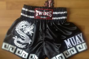 Шорты для Тайского Бокса TWINS black ― НатурКлаб